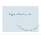 Aline Greetings – Carte d'anniversaire générale, cappuccino, It's your birthday, paq./18-5,375 po x 7,75 po plié