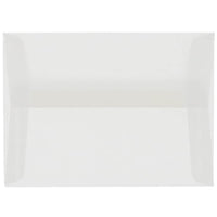 JAM Paper Enveloppes translucides A10, clair, 50/pqt-Enveloppes en papier translucide clair