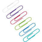 Staples - Trombones géants recouverts de vinyle, couleurs variées à la mode, paquet de 50-Trombones en métal recouverts de vinyle glissent facilement et ne laissent aucune marque sur vos documents