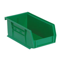 Quantum Storage Systems - Bacs Ultra Empilable & Suspendable, 4-1/8po La, 3po H X 7-3/8po P, Vert, paquet de 36-Capacité 10 lb