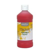 Peinture à la détrempe Little Masters 16 oz. Rouge, paquet de 12-Little Masters Tempera est le choix économique pour le jeune artiste