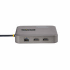 StarTech - Mini station d'accueil/adaptateur multiport USB-C à 7 ports - Gris sidéral-Taux de transfert de données maximal de 10 Gbit/s