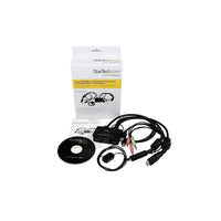 StarTech  Câble commutateur KVM à 2 ports USB HDMI avec interrupteur audio et contrôle à distance, alimenté par USB-Évitez le tracas de câblage avec les câbles intégrés KVM et les câbles d’interrupteur à distance