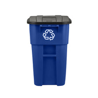 RubbermaidMD® Contenant de recyclage mobile BRUTE-Permet de transporter les déchets recyclables avec facilité et efficacité