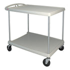 Mycart – Chariot utilitaire, 400 lb, 2 tablettes, 26 x 36 7/8 po (MY2636-25BL)-Nombre de tablettes : 2