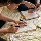 Moleskine − X Kaweco Stylo bille − 1,0 mm − noir-Boîte en carton réutilisable avec avis « En cas de perte » imprimé à l'intérieur