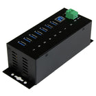 StarTechMD ® Concentrateur industriel à 7 ports USB 3.0, ESD et protection contre les surtensions-Large gamme flexible de puissance d’entrée de bornier 7-48 V CC (adaptateur d’alimentation CA standard non pris en charge ou non compris)