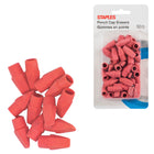 Staples Capuchons de gomme à pointe de flèche - Paquet de 50-Capuchons de gomme à pointe de flèche, pour effacer les marques de crayon