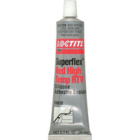 Loctite - Scellant Adhésif Haute Température À Base De Silicone Superflex Rtv, 80 Ml, Tube, Rouge, paquet de 12-Couleur Rouge