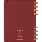 Moleskine - agenda à spirales non daté à couverture rigide extra large - 7,5 po x 10 po - Crush Cherry-XL: 7,5 po L x 10 po H