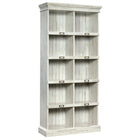 Sauder Barrister Lane Bibliothèque haute - 8 tablettes - 75.04" H - Finition White Plank (423671)-Le Standard - Finition White Plank - Bois D'ingénierie