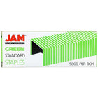 JAM PaperMD – Agrafes de taille standard, vert, paquet de 5-Paquet de 5