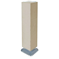 Azar Displays – Présentoir à panneaux perforés emboîtables, 14 x 14 x 60 (po), amande (701464-ALM)-Fonctionne très bien avec la gamme de crochets et accessoires d’Azar Displays