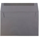 JAM Paper Enveloppes format invitation avec fermeture gommée, 6 x 9 1/2 po, gris, 100/paquet-Taille : A10 (6 x 9 1/2 po)