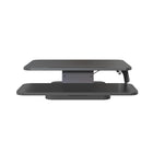 ShoppingAll - Bureau assis-debout à hauteur réglable 25 larg. po - Noir-Certains des avantages du bureau assis-debout sont d'aider à améliorer la circulation dans votre corps et d'améliorer la posture, ce qui entraîne une augmentation de la productivité et une réduction du stress