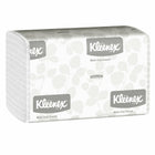 Kleenex - Essuie-mains à plis multiples - feuilles de 9,2 po x 9,4 po - 1 épaisseur - Blanc - Paquet de 16-150 feuilles/paquet
