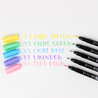 Tombow - Stylos-pinceaux pastel Fudenosuke - Paquet de 6-L'encre à base d'eau apparaît initialement transparente et la couleur s'intensifie en séchant
