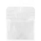 JAM Paper Enveloppe de plastique à extension, fermeture élastique, transparent, 12/paquet-Enveloppe de plastique transparente