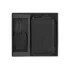 Bugatti - Ensemble de 2, un Étui pour Passeport et une Étiquette d'identification pour la valise - Noir-9