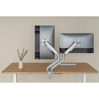 Uplite Double Support de Bureau Pour Moniteur Deux Bras Entièrement Ajustable, Articulé, Pour 2 Ecran de jusqu'à 32 po-11