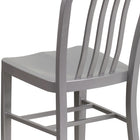 Chaise pour l’intérieur et l’extérieur, métal, argenté (CH-61200-18-SIL-GG)-5
