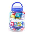 Educational Insights - Nombre BubbleBrix-Cet ensemble comprend 42 blocs De bulles de nombres et de symboles mathématiques dans un seau de stockage manipulé et un guide d'activité rempli d'activités mathématiques