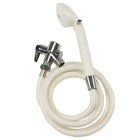 Drive Medical – Pomme de douche-téléphone avec inverseur-Blanc, plastique