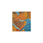 Replogle - Globe terrestre de bureau illuminé Livingston, 12 po, bleu-Carte physique lorsqu’il n’est pas illuminé; carte politique lorsqu’il est illuminé