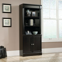 Bibliothèque avec portes Palladia, fini chêne Wind-La bibliothèque avec portes Palladia comporte 3 tablettes réglables