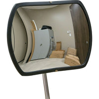 Zenith Safety - Miroir Convexe Rectangulaire/Rond Avec Bras Télescopique-Hauteur 24po