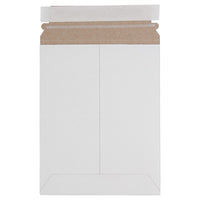 JAM Paper - Enveloppes d'expédition pour photos rigides avec bande adhésive, 7 x 19 po, blanc, 10/pqt-Taille : 8,875 x 12 po