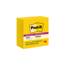 Post-it - Feuillets super collants repositionnables, 3 x 3 po, jaune néon, paq./5 blocs, 350 feuilles-1