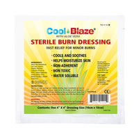 Bandage pour brûlures, Cool Blaze, 10 x 10cm-Rafraîchit et soulage