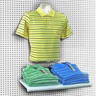 Azar Displays – Buste mâle pour panneau perforé/à lattes, 2/paquet (900518-WHT)-Convient à un panneau perforé ou rainuré