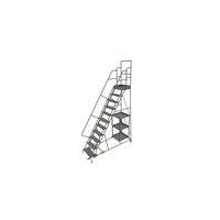 Tri-Arc – Échelle roulante pour la cueillette de marchandise, 24 x 110 po, 11 paliers, à perforations (KDSP111246)-Matériau du cadre : Acier