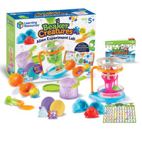 Learning Resources - Beaker Créatures® Alien Experiment Lab-EXPÉRIMENTEZ avec une science hors de ce monde inspirée par les créatures béchers et leurs planètes lointaines !