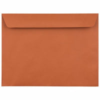 JAM Paper - Enveloppes pour livret - 9" x 12" - Orange foncé - Paquet de 25-Couleur : orange foncé.
