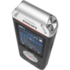 Philips - Enregistreur audio VoiceTracer DVT2110-Batterie au lithium-ions polymere rechargeable integree. Capacite de la batterie : 1000 mAh. Duree de fonctionnement : jusqu'à 36 heures d'enregistrement (MP3, 8 kbit/s)