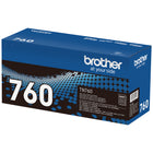 Cartouche de toner Brother TN760, noir, rendement élevé-Le paquet comprend une cartouche de toner noir