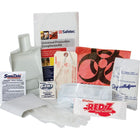 Trousse de nettoyage de déversement contre les agents pathogènes transmissibles par le sang, SEJ290, universel, 3/pqt-Type de déversement : Universel