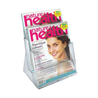 Azar Displays – Porte-brochures à 2 compartiments et 2 étages pour format lettre (252380)-Dimensions : 9,25 larg. x 5 prof. x 11,25 haut. (po)