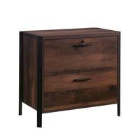 Sauder - La Collection Briarbrook Classeur latéral - Finition Barrel Oak-Finition Barrel Oak, Bois d'ingénierie, Métal