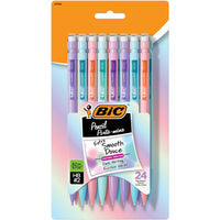 BIC - Porte -mines Extra Douce -0,7mm - pastel - Paquet de 24-Portemines