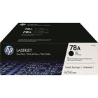 HP 78A (CE278D) Ens. 2 cartouches de toner HP LaserJet noir d’origine-Couleur: Noir