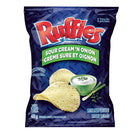 Ruffles® – Croustilles Crème sure et oignon, 40 g, paq./48-Crème sûre et onion