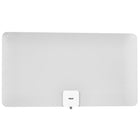 RCA - Antenne multidirectionnelle HDTV amplifiée ultra-mince XL intérieure - Noir/Blanc-50 pourcent plus grande que la plupart des antennes plates, vous aidant à obtenir la meilleure qualité d'image et de son disponible