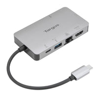 Targus DOCK419TT Station d'accueil USB-C avec mode alternatif DP pour un seul écran 4K HDMI/VGA-Argent