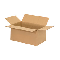 Boîtes d'expedition - 9,50 po L x 7 po l x 4 po H - 32ECT - Paquet de 25-Brun/ Kraft