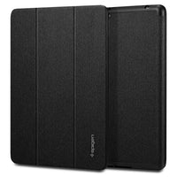 Étui folio Spigen Urban Fit pour iPad 10,2" (7e, 8e et 9e générations) - Noir-Son tissu bicolore et son toucher en silicone apportent un confort et une prise en main au quotidien
