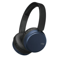 JVC HA-S65BN-A Casque d'Écoute Léger Bluetooth / Suppression de Bruit Ambient avec Microphone & Télécommande - Bleu-Casque d'écoute
